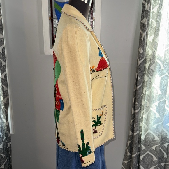 Vintage 1930’s - 1950’s Mexican Tourist Jacket - Picture 7 of 9